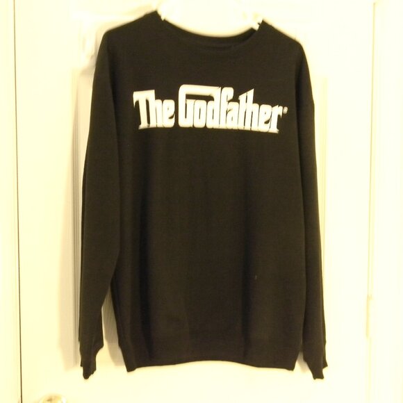 The Godfather Sweatshirt Pullover Black Men's Size M Paramount Pictures NWOT - Picture 1 of 4